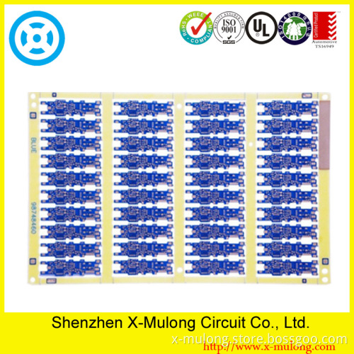 8layer Impedance Control & Blue Solder-Resist PCB with Enig